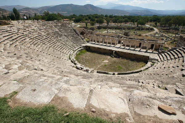 Theater Aphrodisias Ancient City Geyre Aydin Turkiye — Stock Photo, Image