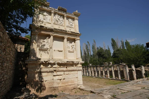 Sebasteion Afrodizii Starověké Město Geyre Aydin Turkiye — Stock fotografie