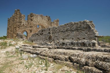 Antalya 'nın Aspendos Antik Kenti Bazilikası, Türkiye