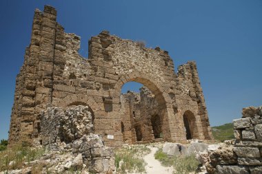 Antalya 'nın Aspendos Antik Kenti Bazilikası, Türkiye