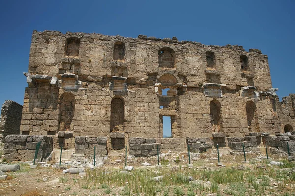 Aspendos Ancient City Antalya City Turkiye — Stock fotografie