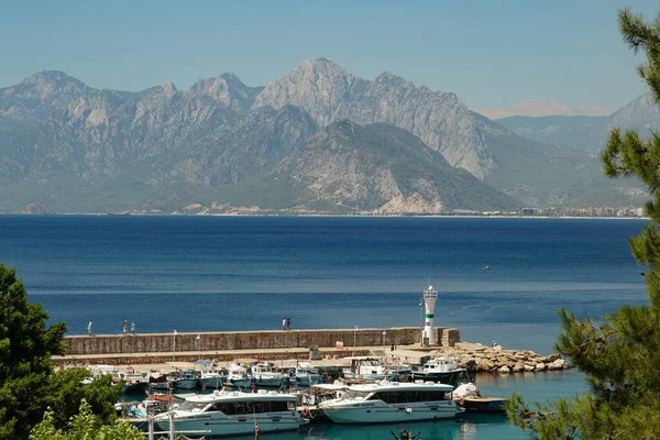 Antalya Turkiye Juli 2022 Historische Haven Antalya City Haven Daterend — Stockfoto