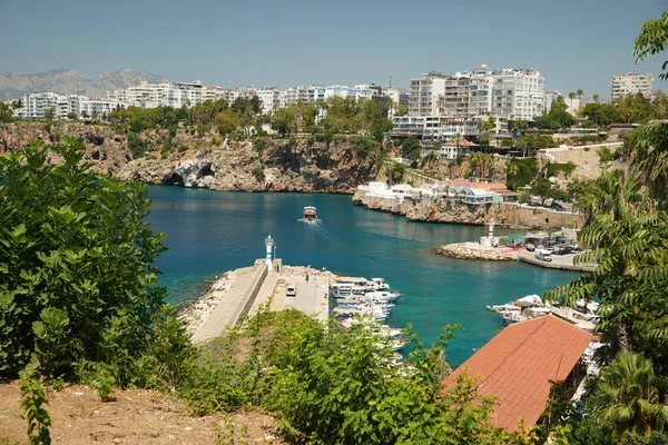 Antalya Turkiye July 2022 Historic Harbor Antalya City Harbor Dating — Stock Photo, Image