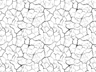 Çatlak vektörsüz şablon. Grunge kentsel grafik yinelenebilir arkaplan. Sıkıntılı, pürüzsüz dokuyu üst üste koy. Bir renk grafik kaynağı.