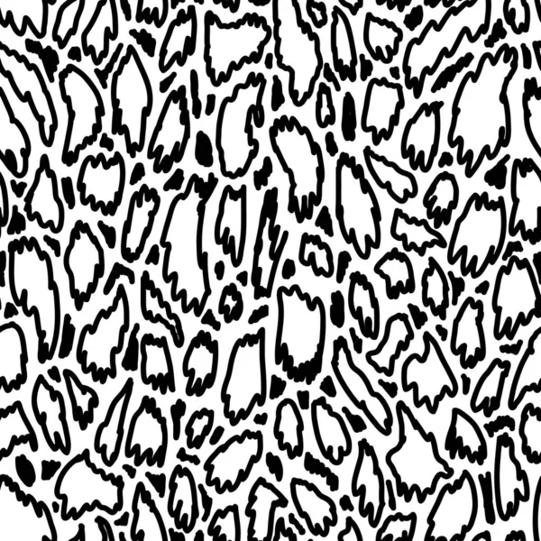 Vektor nahtlose Muster. Wiederholbare Textur mit handgezeichneten Wellenstrichen. Künstlerischer Hintergrund. — Stockvektor
