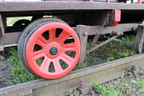 Parte do carrinho da bomba ferroviária — Fotografia de Stock