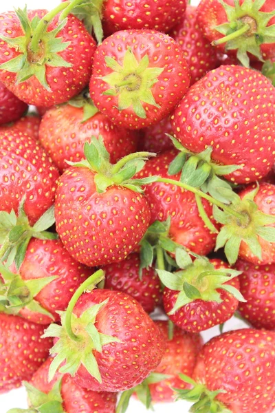 Fresas rojas, frescas y naturales — Foto de Stock