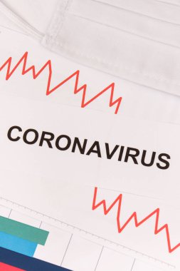 Coronavirüs 'ün neden olduğu finansal krizi gösteren grafikler. Covid-19. Sars-CoV-2. 2019-nCoV