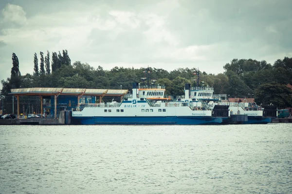 Swinoujscie West Pomeranian Poland June 2021 View Bielik Ferry Point — Stock Fotó