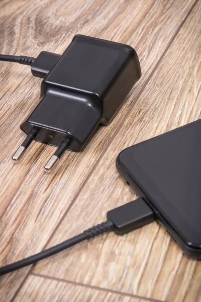 Smartphone Mobile Phone Charger Using Charge Empty Battery Various Devices — Stock Photo, Image