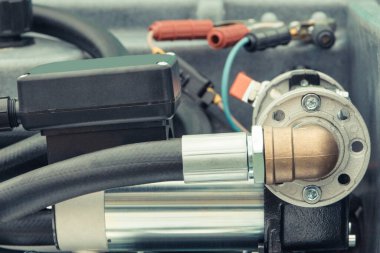 Hydraulic or pneumatic mechanism in industrial or agricultural machine. Technology and engineering