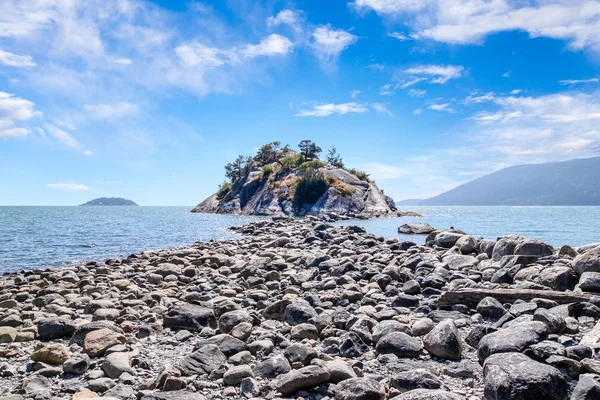 ホースシュー ベイ、ウエスト バンクーバーの近くの地図島 — ストック写真