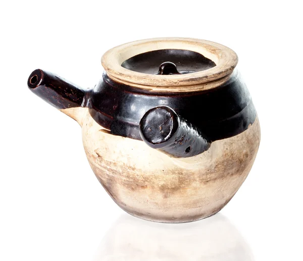 Rutinerade kinesisk örtmedicin claypot — Stockfoto