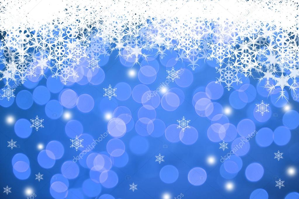 Christmas Snowflakes Winter Background