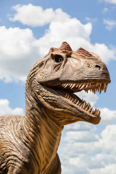 Head of a Dinosaur — Stock Photo, Image