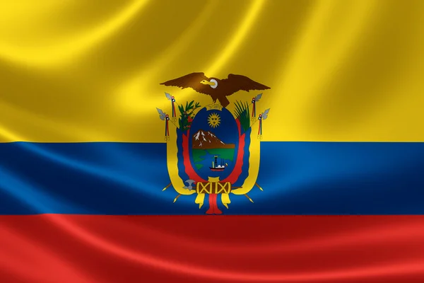 Ecuador's Flag — Stock Photo, Image