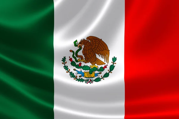 Mexico's Flag — Stockfoto