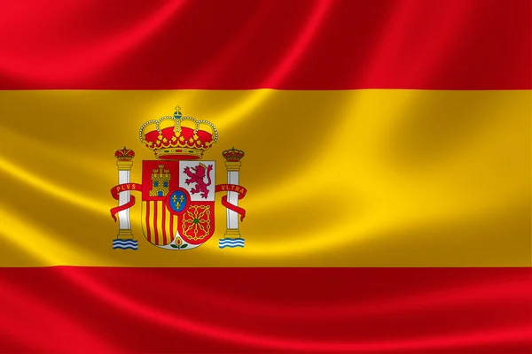 Spanish Flag — Stock Photo, Image