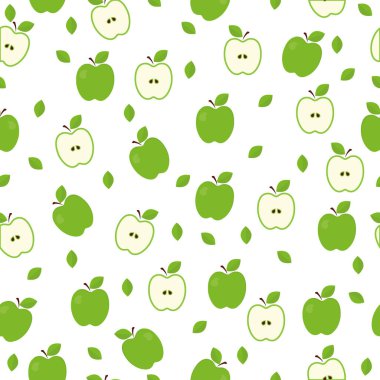 Kusursuz elma deseni, ambalaj kağıdı, meyve suyu, bahçe.