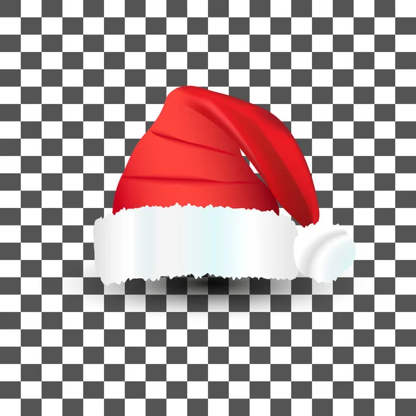 Red Santa Hat Vector Illustration — Stock Vector