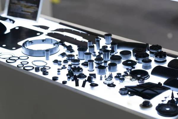 Hoge Precisie Aluminium Rubber Kunststof Automotive Deel Productie Door Gieten — Stockfoto