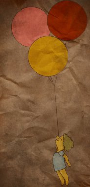 baloons kızla