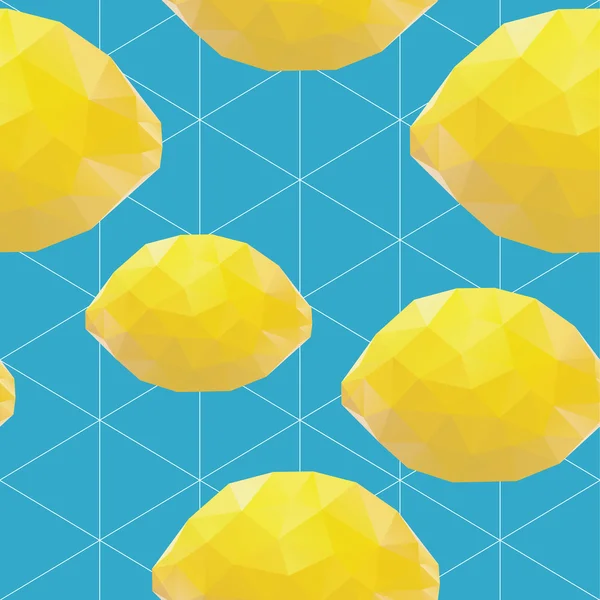 Lemon  seamless pattern — Stock Vector