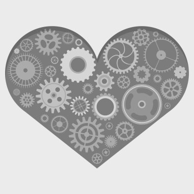 Sevgililer kalp kart