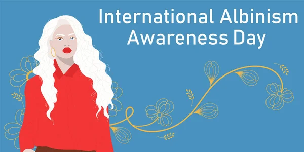 International Albinism Awareness Day International Albinism Awareness Day — 스톡 벡터