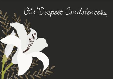 Our Deepest Condolences card