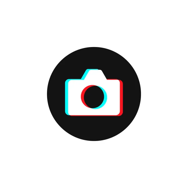Кнопка Фотоапарата Піктограма Мережі Сучасний Дизайн — стоковий вектор