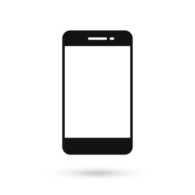 cep telefonu düz tasarım simgesi.