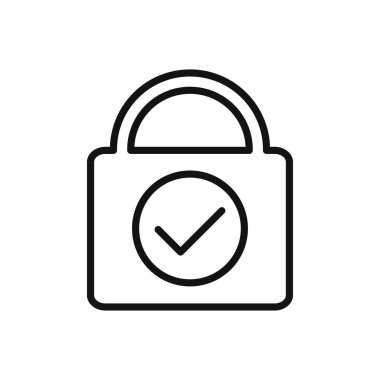 Koruma garantisi düz tasarım vektör işareti