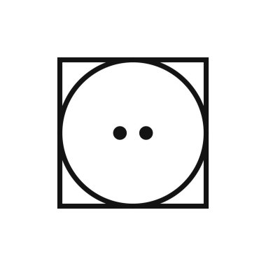 Tumble kuru ortam ısı simgesi, vektör illüstrasyonu, düz tasarım