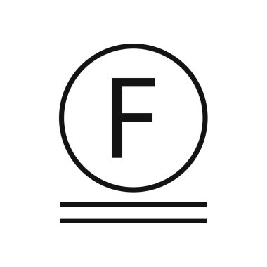 Petrol çözücü sadece satır simgesi, vektör illüstrasyonu, düz tasarım