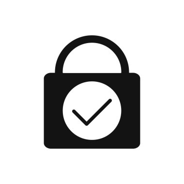 Koruma garantisi düz tasarım vektör işareti