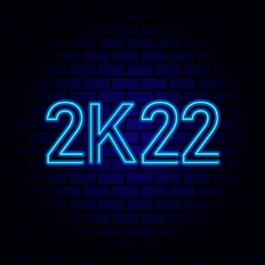 2022 Mutlu Yıllar Geçmişi. Vektör illüstrasyonu.