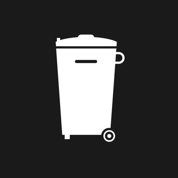 垃圾可以 废物回收利用 不要乱扔垃圾 城市废物 — 图库矢量图片