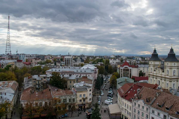 Ivano Frankivsk Ukraine October 2021 Historic Center Ivano Frankivsk City — 스톡 사진