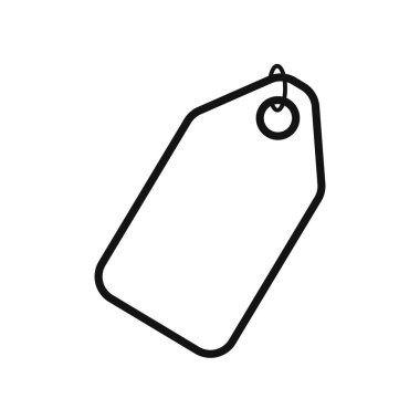 Fiyat etiketi düz tasarım. Vektör grafikleri.