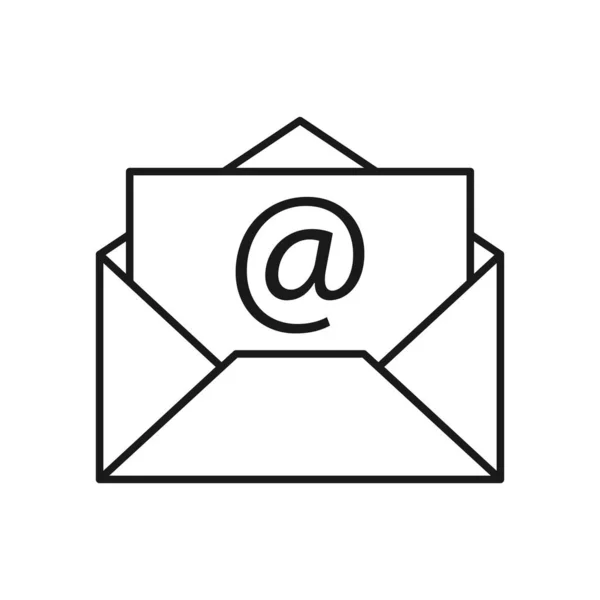 Mail Lettre Illustration Graphique — Image vectorielle
