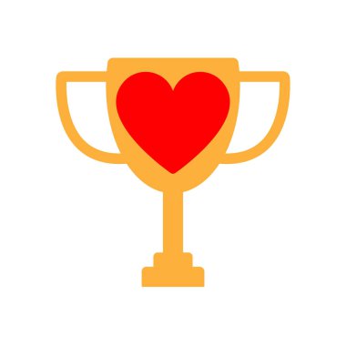 Aşk Ödülü Logosu Simgesi Tasarımı
