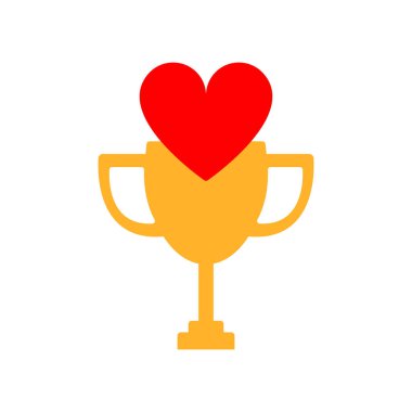 Aşk Ödülü Logosu Simgesi Tasarımı