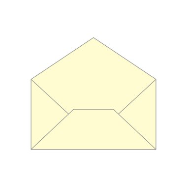 Zarf simgesi açık, vektör grafikleri.