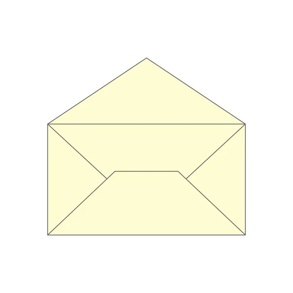 Envelope Icon Open Vector Graphics — Stock Vector