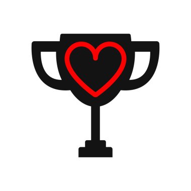 Aşk Ödülü Logosu Simgesi Tasarımı