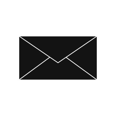 Zarf simgesi kapalı, vektör grafikleri.