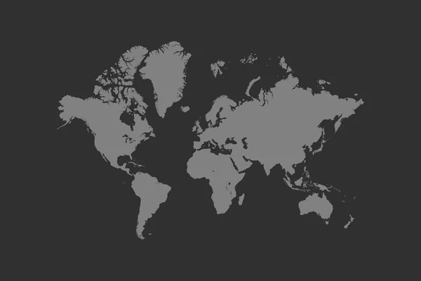 世界の高解像度地図 高詳細世界地図背景 — ストックベクタ