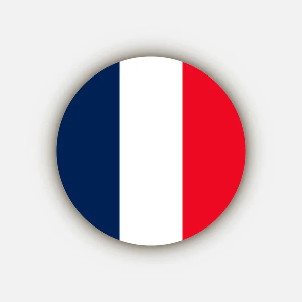 Χώρα Γαλλία Γαλλική Σημαία Εικονογράφηση Διανύσματος — Διανυσματικό Αρχείο