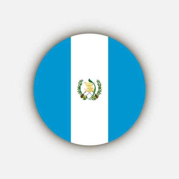 Pays Guatemala Drapeau Guatemala Illustration Vectorielle — Image vectorielle